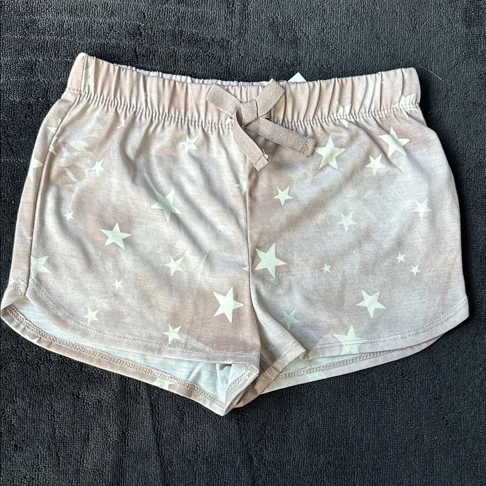 NWT Old Navy Kids Starry Shorts - Tan and White